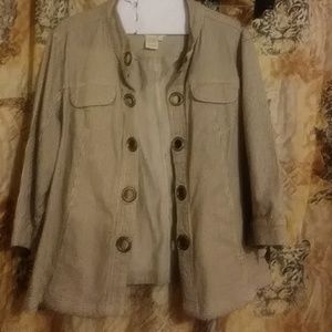 Brown jacket. Never worn